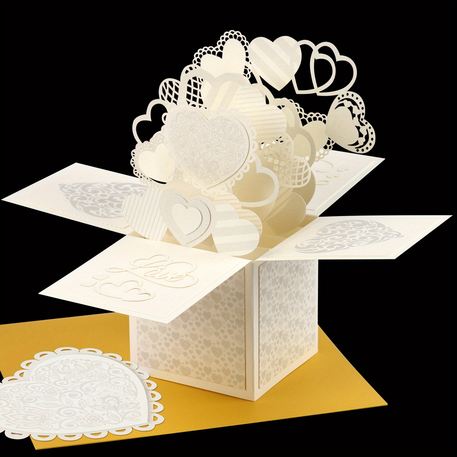 Portasoldi 3D Pop-up Con Busta, Perfetto Per Nozze, Anniversari