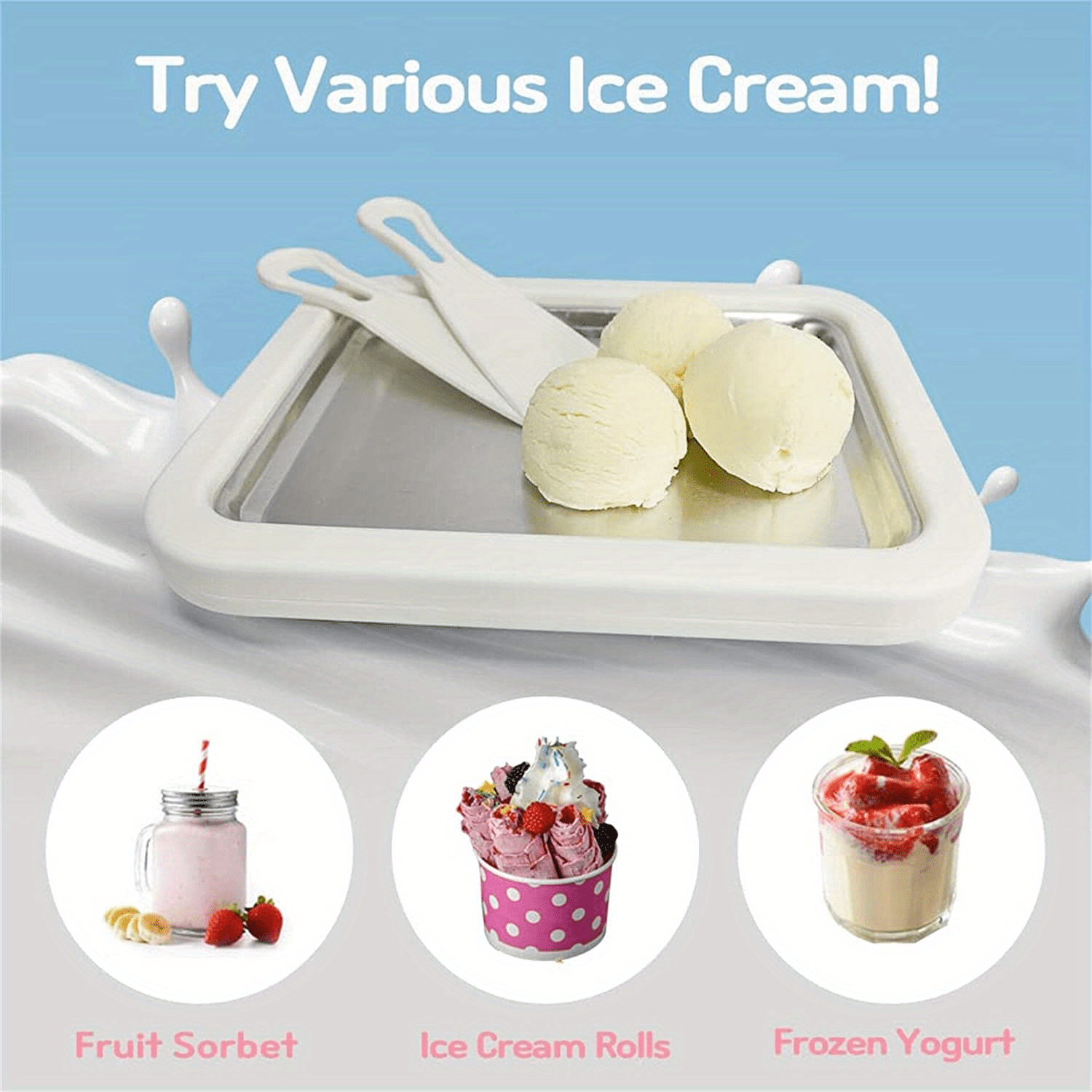 1.65 Qt Ice Cream Maker Delicious Homemade Ice Cream Made - Temu