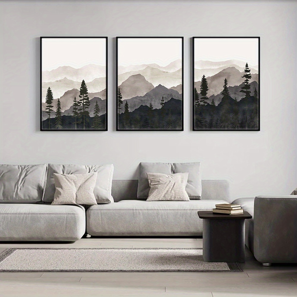 Canvas Painting Painting Art Prints Ink - Temu