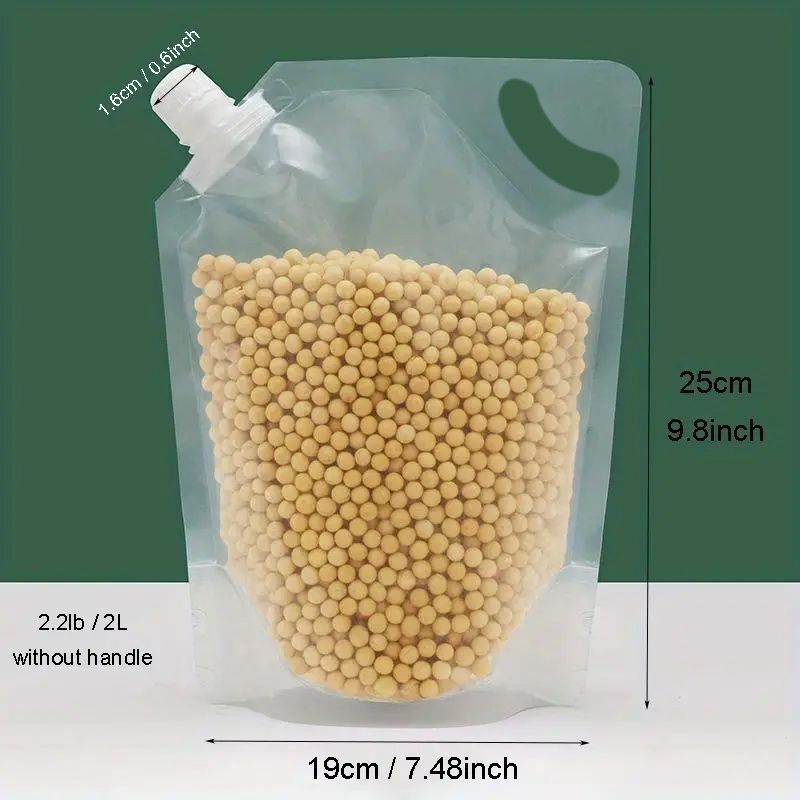 Thickened Pe Double Layer Reinforced Food Storage Bag, Self
