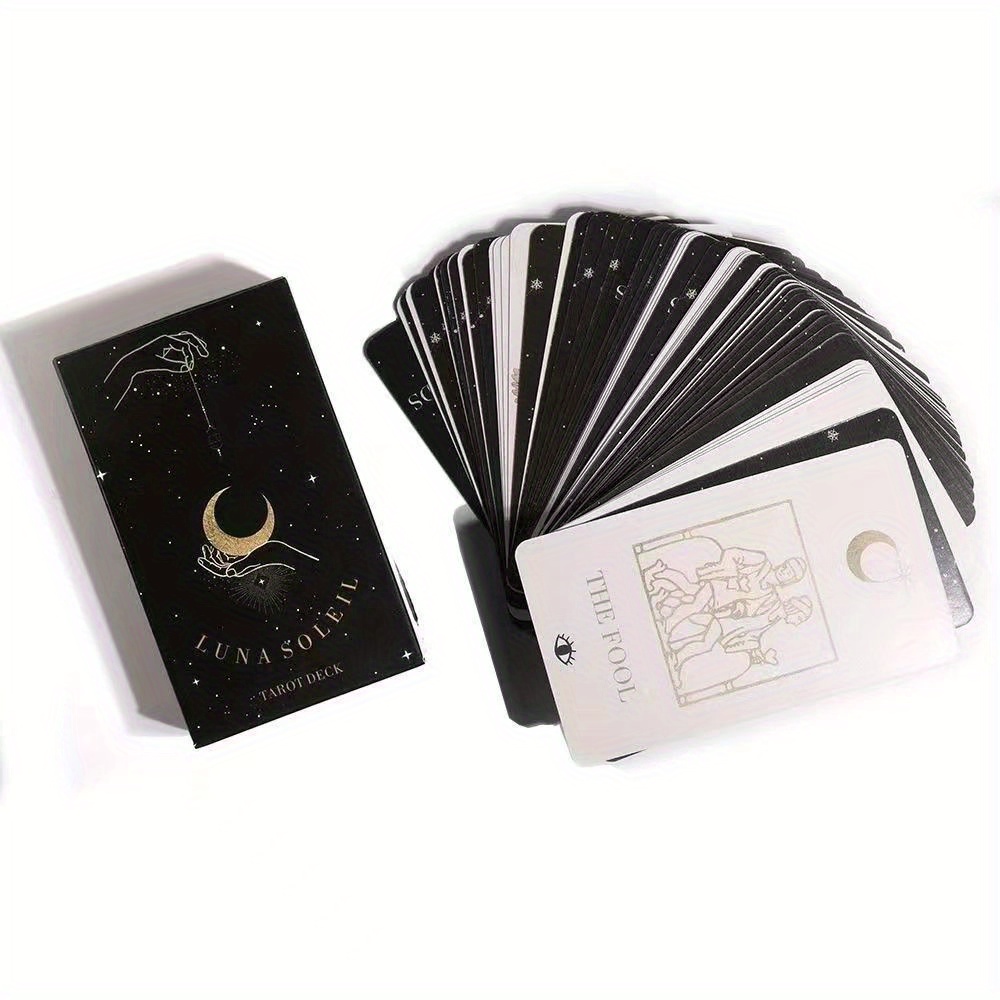 Luna Soleil Tarot Deck Family Gathering Game Cards Toys - Temu