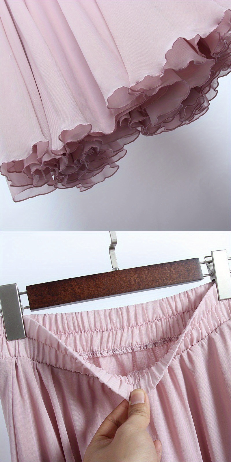 Women’s Y2k Sheer Mesh Long Skirts Elastic High Waist Flowy Skirts Casual Beach A-line Maxi