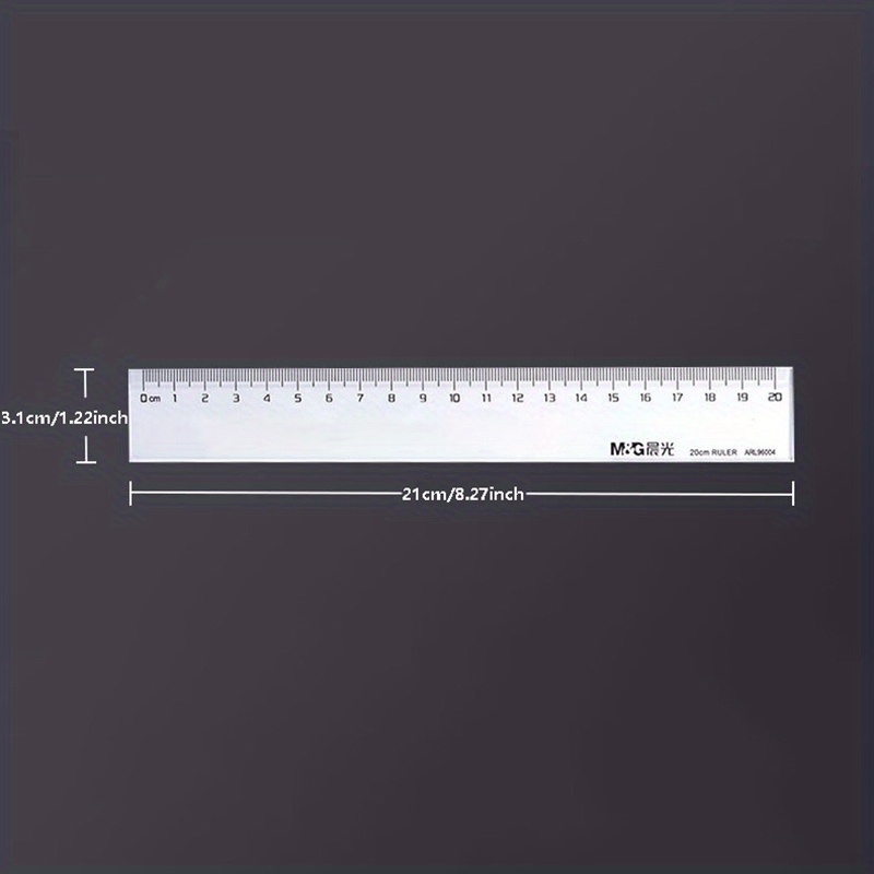 8.27 inches deals on a ruler