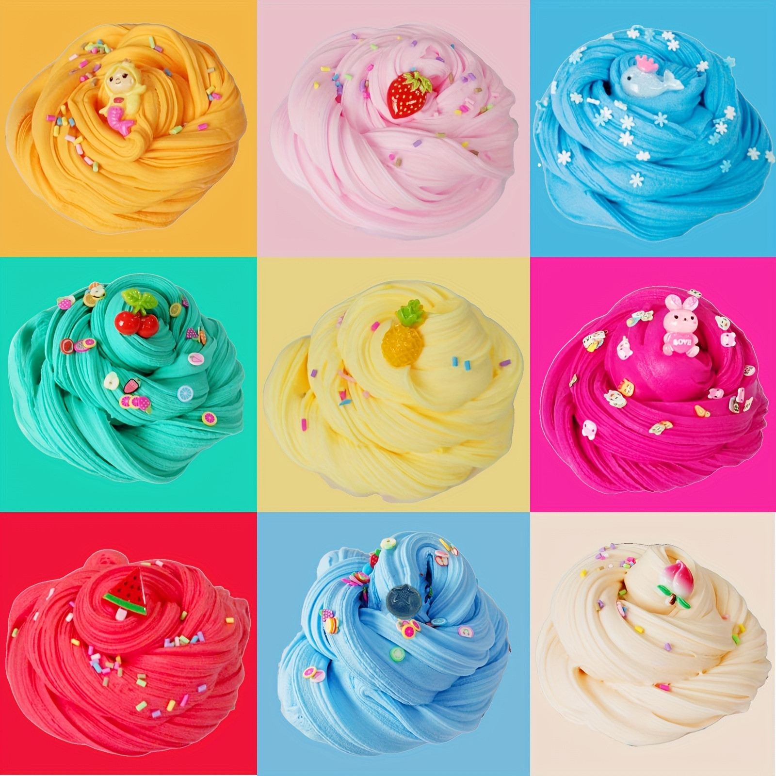 Slime Set, Colored Clay Toys, Butter Mud, Stress Relief Children Toy