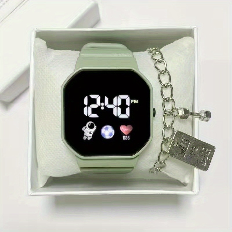 1pc Kk 907 Solo Exámenes Calculadora Reloj Reloj Electrónico - Temu