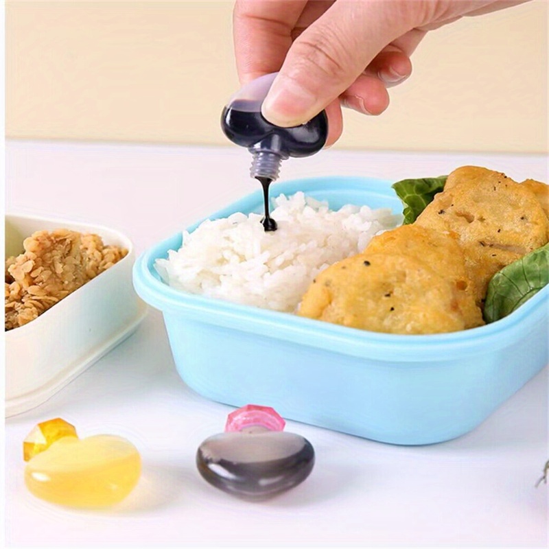 12pcs Wxoieod Mini Condiment Bottles Lunch Box Mini Tomato Sauce