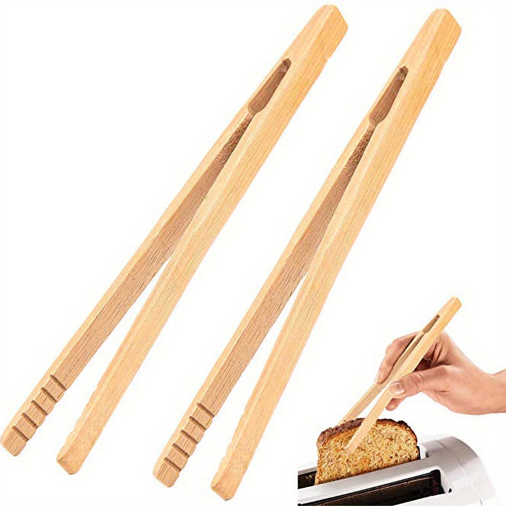 1pc Pinces À Grille pain En Bambou Pour Les Cornichons Le - Temu