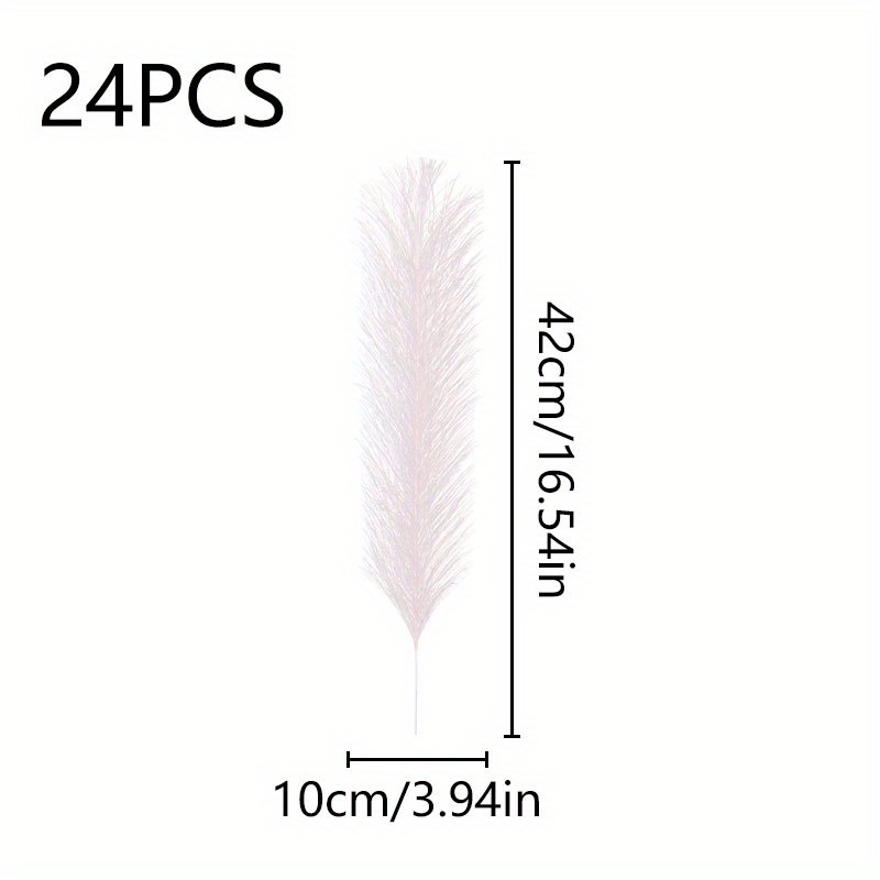Faux Pampas Grass Artificial Pampas Grass Fluffy Pompous Temu