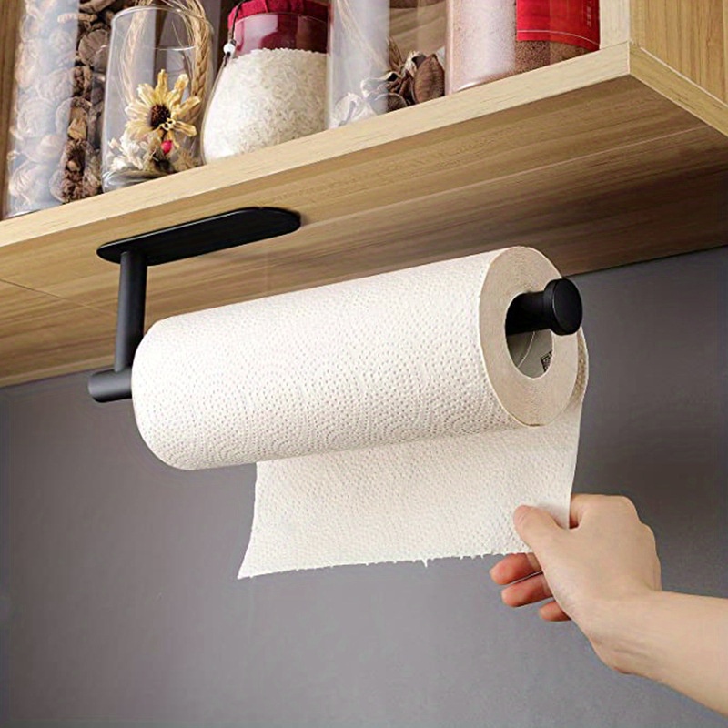 Stainless Steel Paper Towel Holder No Punch Kitchen Napkin - Temu