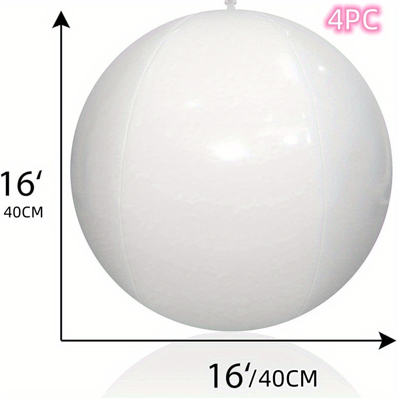 Inflatable Pool Toys 16 Inch LED Light up Beach Ball 16 Colors