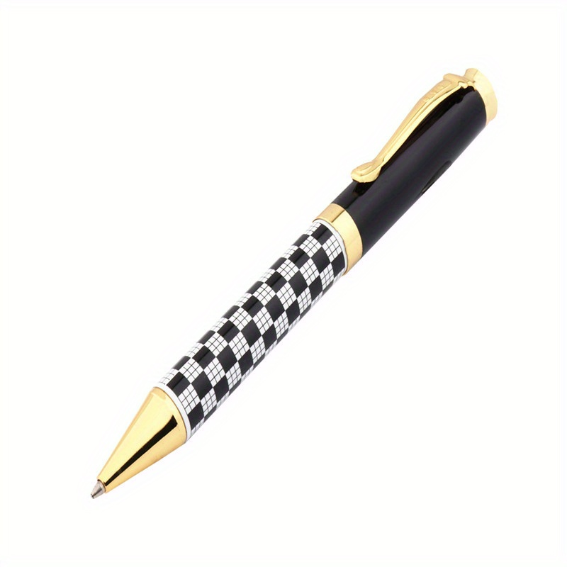 1pc High Quality Checkerboard Ballpoint Pen