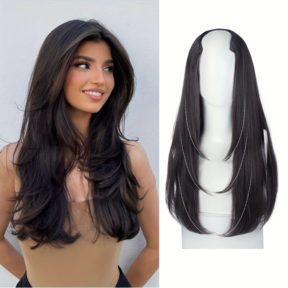 V cut outlet hair extensions