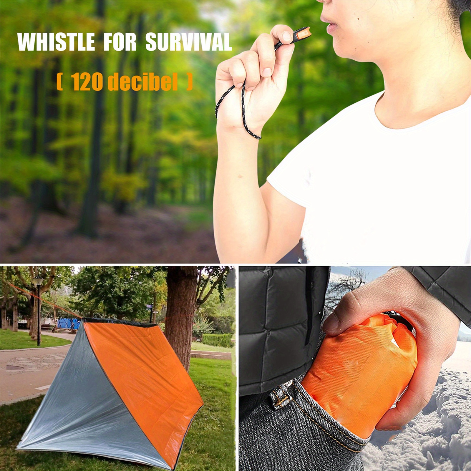Emergency Survival Shelter Tent 2 Person Tube Tent Survival Temu