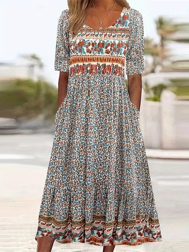 Boho Long Sleeved Short Mini Dress Julia - Boho Dress – Boho Dress
