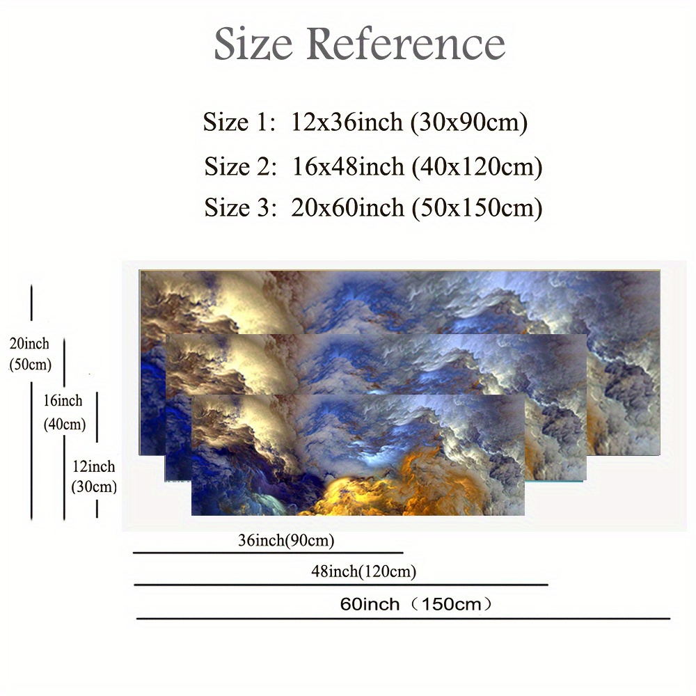 Colorful Clouds Canvas Print High definition Wall Art Home Temu