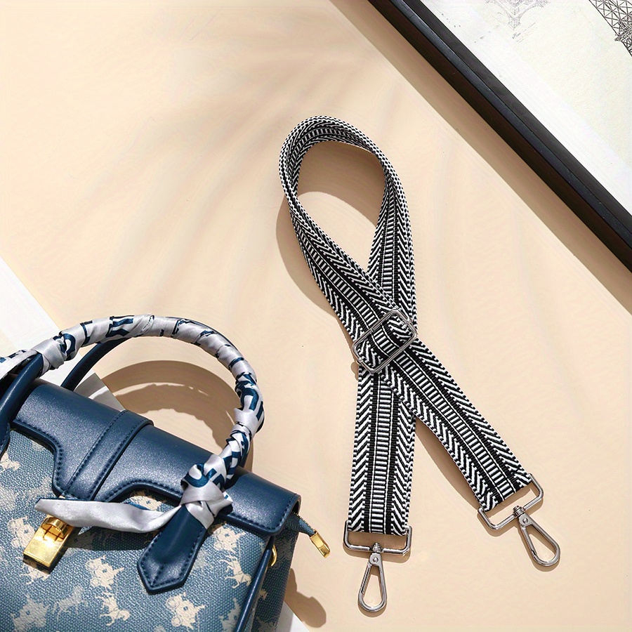 Boho Style Adjustable Shoulder Strap, Width Replacement Belt, Striped Wide  Purse Strap - Temu United Arab Emirates