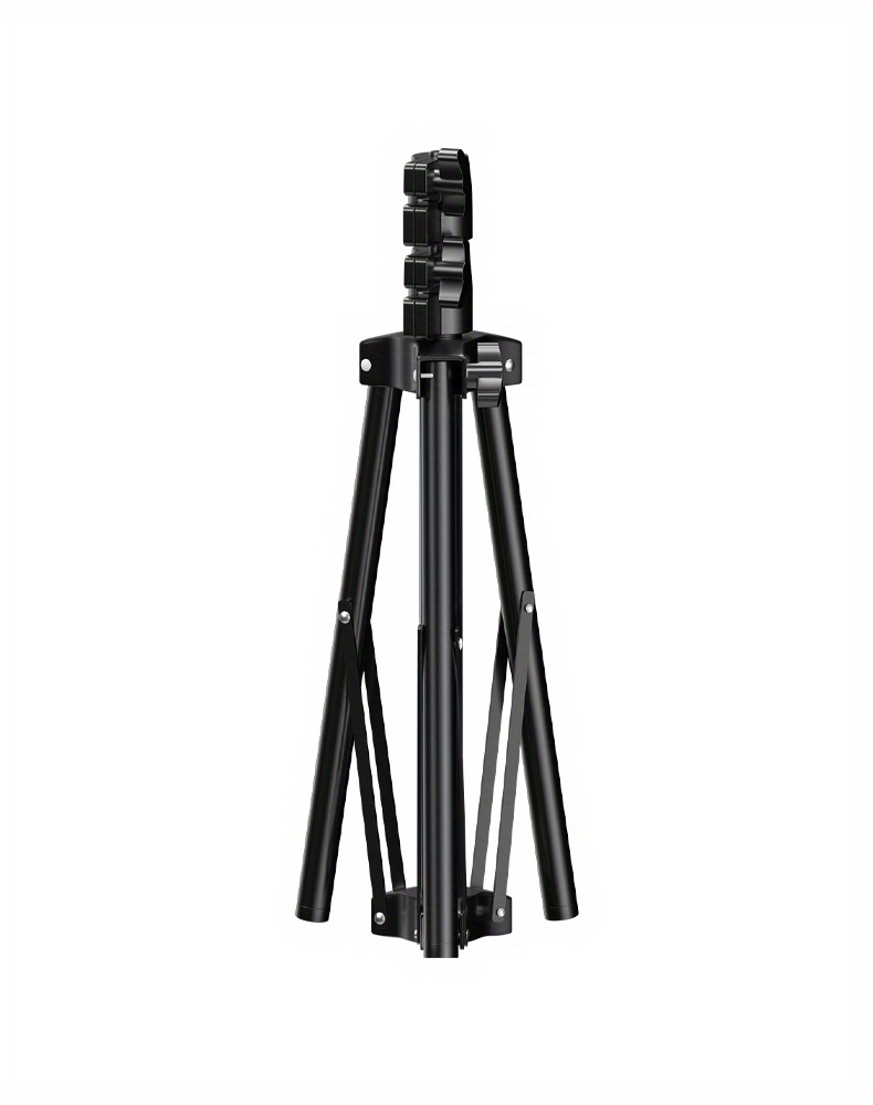 thumbnail image 2 of Adjustable Projector Stand With Wheels - 39 To 63" Height Tripod With Laptop Tray & Phone Holder 2 of 10