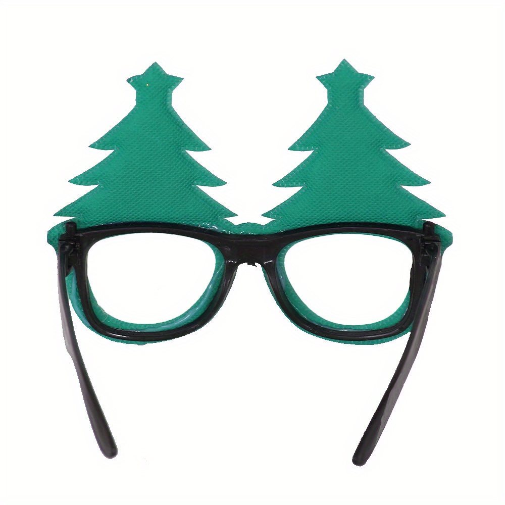 Plastic Merry Christmas Eyeglasses Christmas Glasses Temu