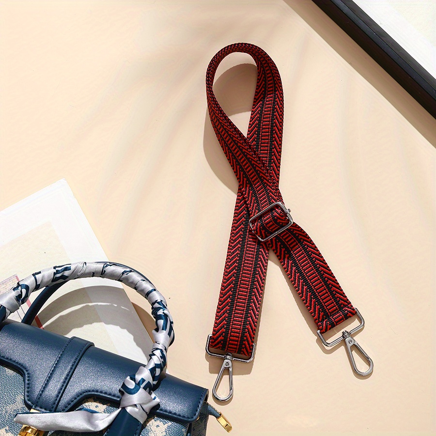Boho Style Adjustable Shoulder Strap, Width Replacement Belt, Striped Wide  Purse Strap - Temu Belgium