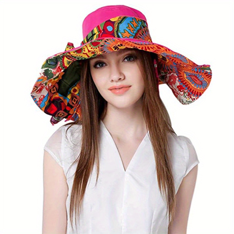 Stay Protected In Style: Women's Large Brim Uv Protection - Temu Canada