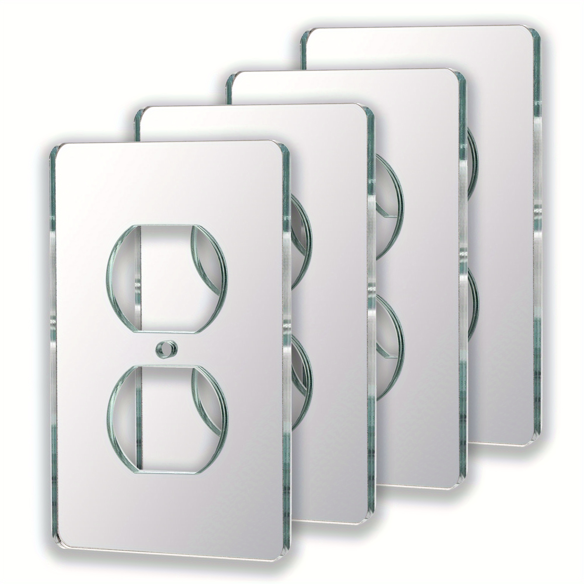 Glass Mirror Wall Plates & Outlet Covers