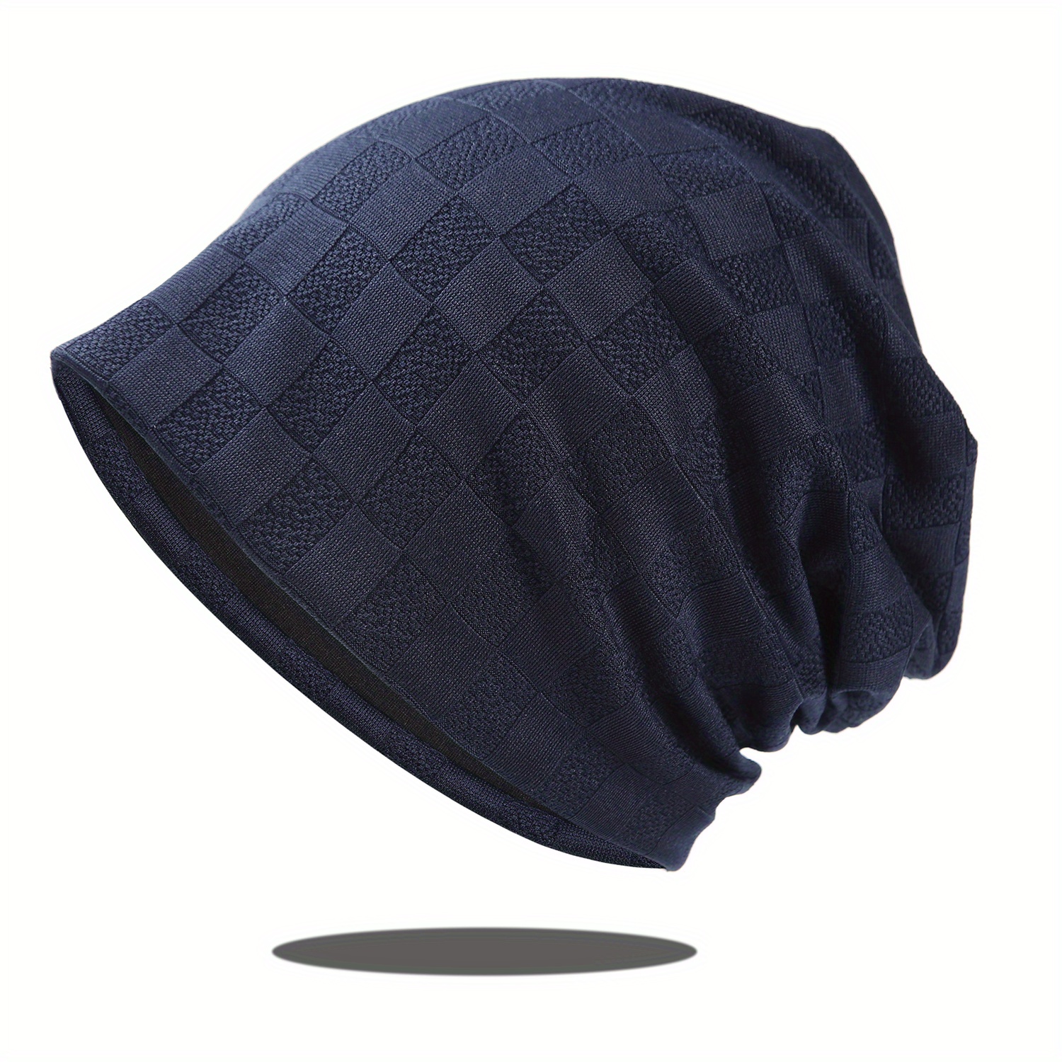 LOUIS VUITTON Wool Bonnet Petit Damier Beanie Hat