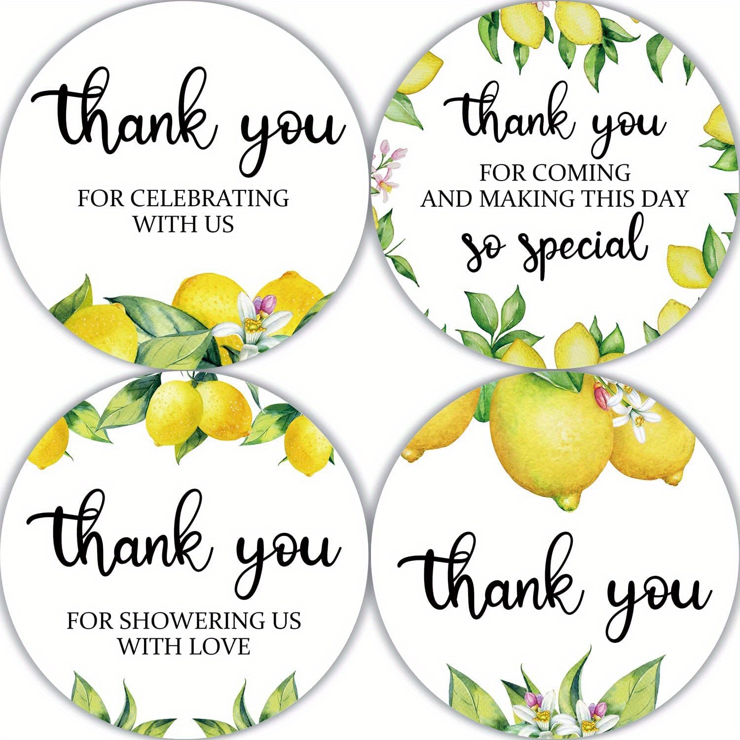 Bee utiful Thank Stickers Perfect Shower Birthday Party - Temu