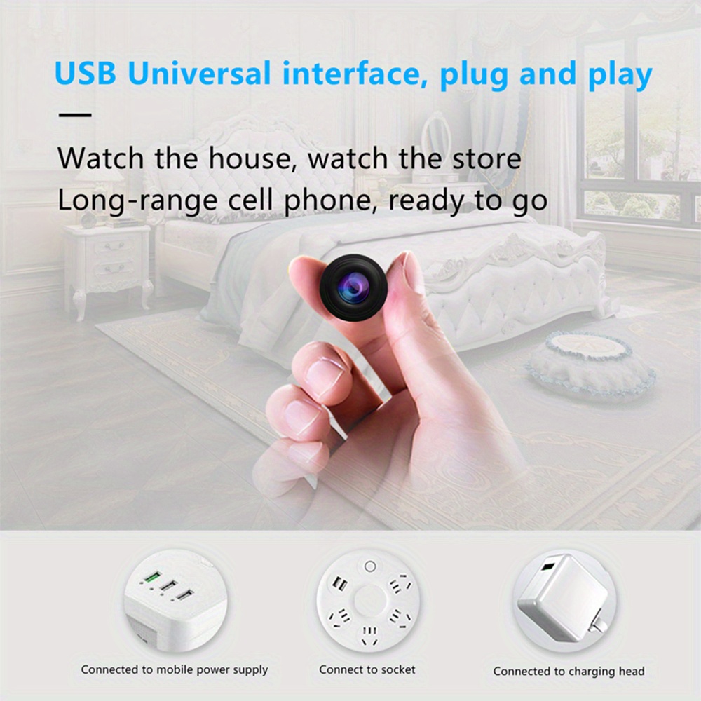 Mini Camera WiFi 1080P Surveillance Camera Night Vision Monitor Wide Angle Detect Cameras Home Indoor Security Video Recorder details 9