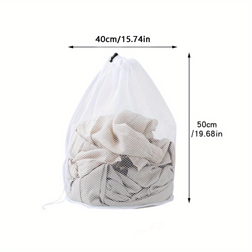 Drawstring Laundry Bag Delicates Household Washing Machine - Temu