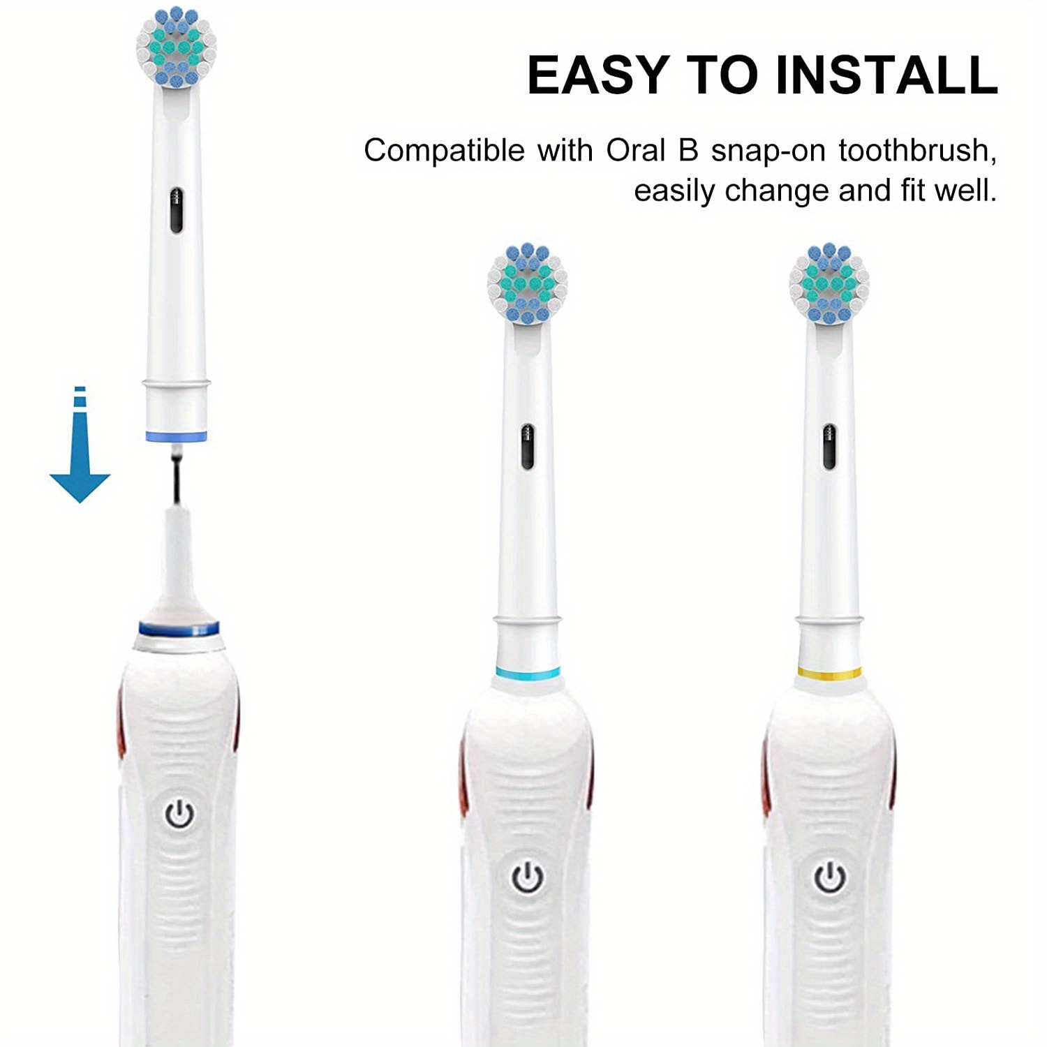 Schallcare Cabezales de cepillo de repuesto compatibles con cepillo de  dientes eléctrico Braun Oral b - Cabezal de cepillo de dientes para Oral B  Pro