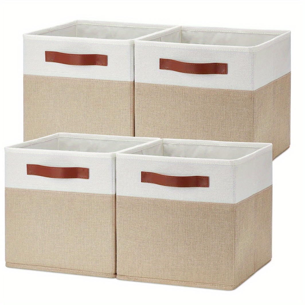 12x12 Cube Storage Bins, Storage Bins for Cube Organizer for Closet,  Storage Cubes for Organizing Clothes Toys Books, Fabric Cube Storage Bins  with