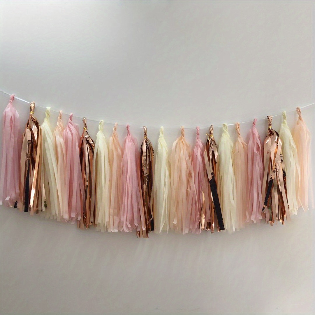 Blush sale tassel garland