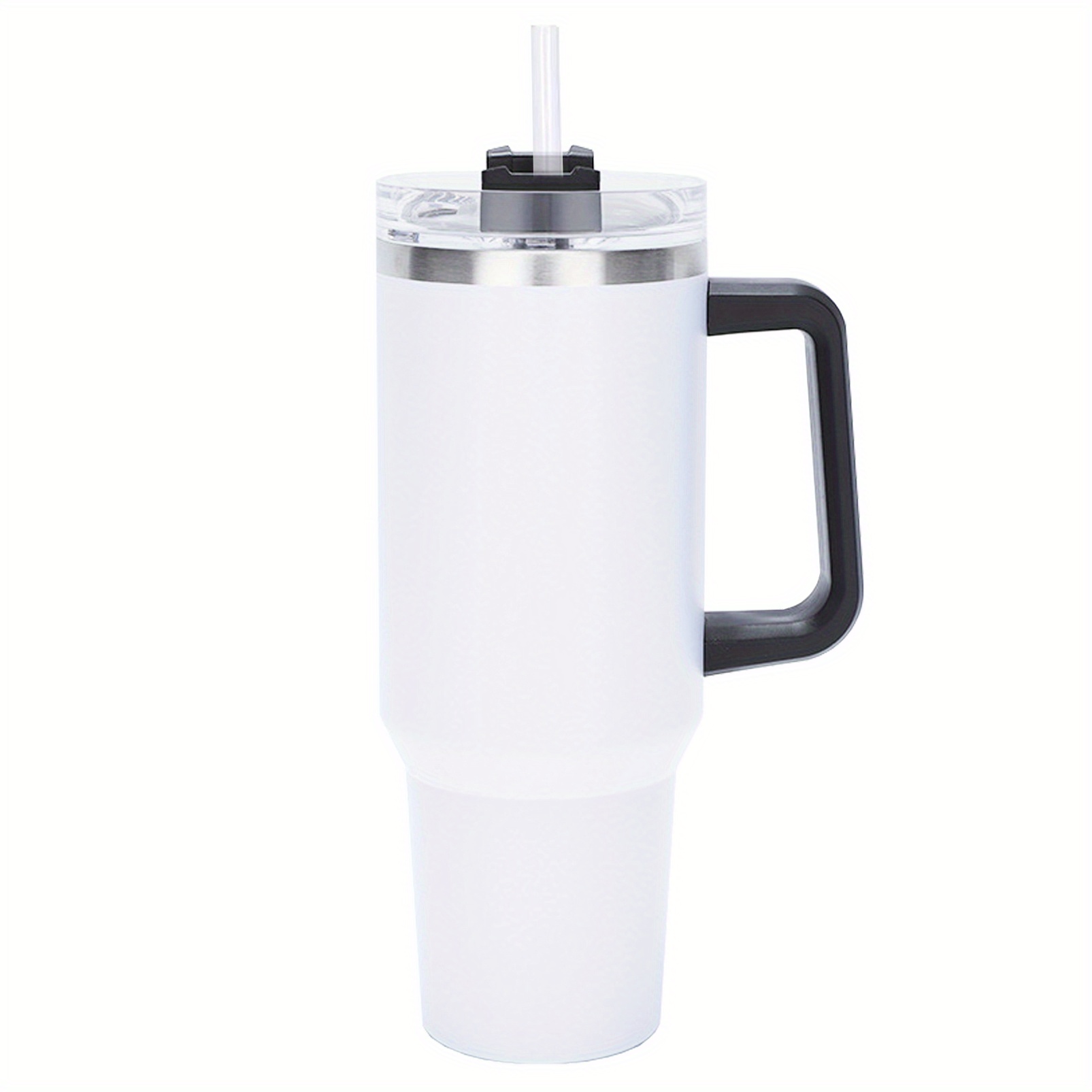 1 pza Vaso de 1 l/40 oz con tapa y popote termo de acero - Temu