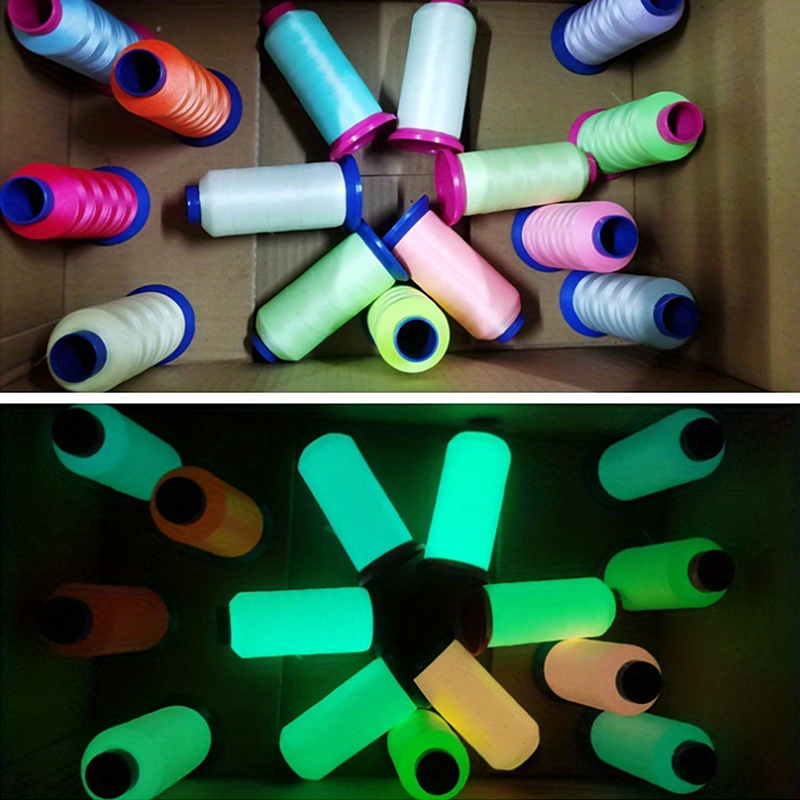 Glow In The Dark Thread Polyester Embroidery Machine Thread - Temu