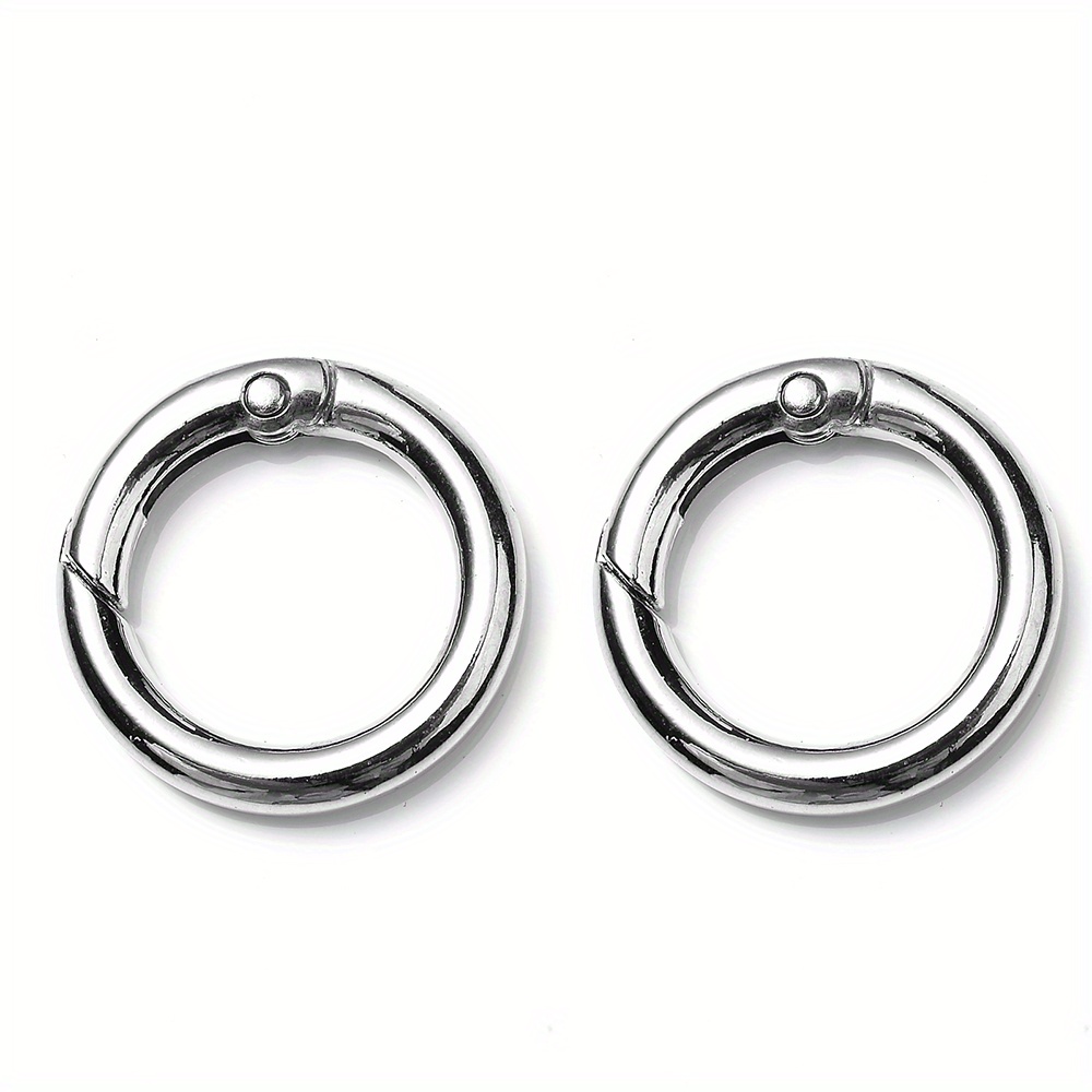 34mm Metal O Rings, 4 Pack 304 Stainless Steel Round Rings for