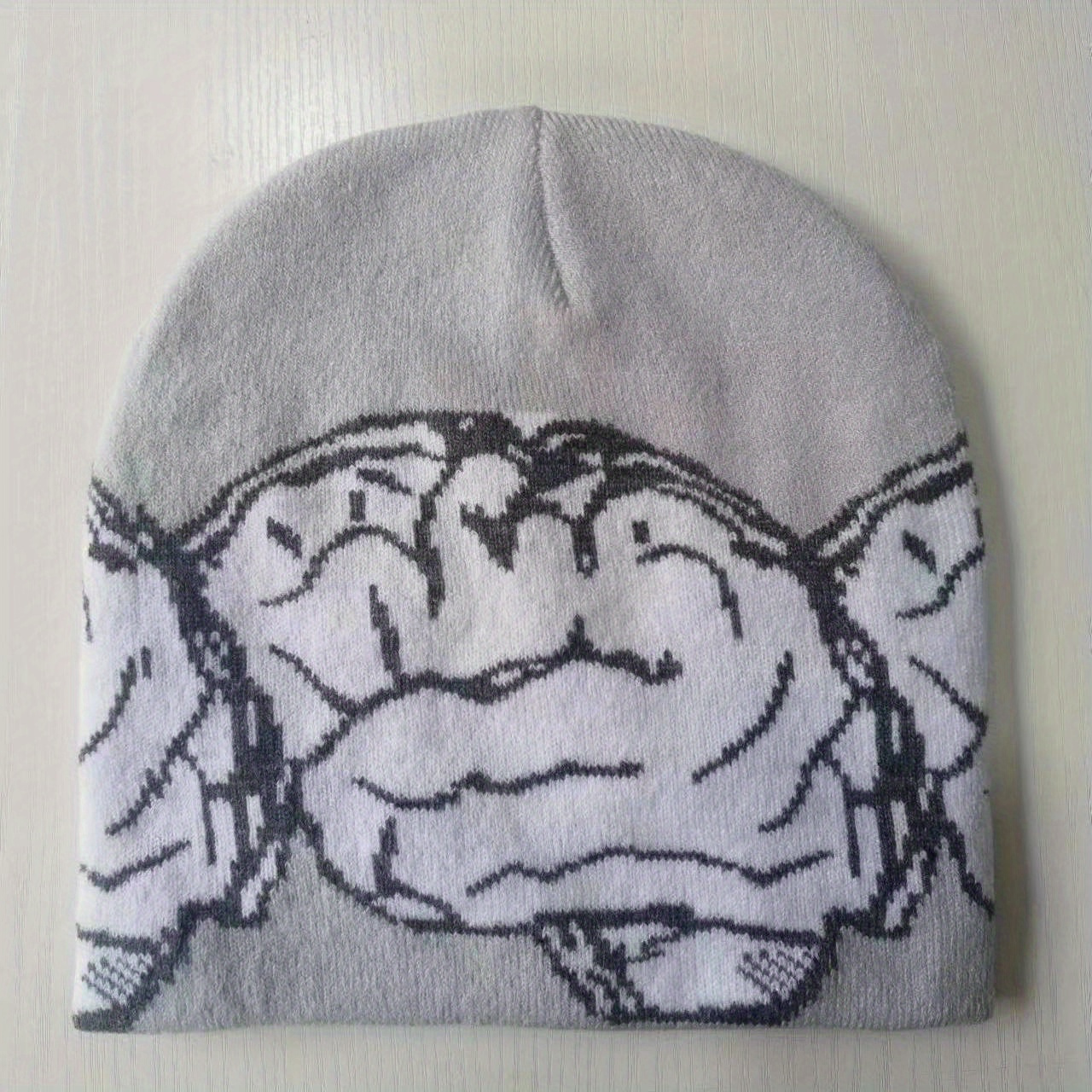 Funny Brain Y2k Beanie Trendy Hip Hop Unisex Knit Hats - Temu