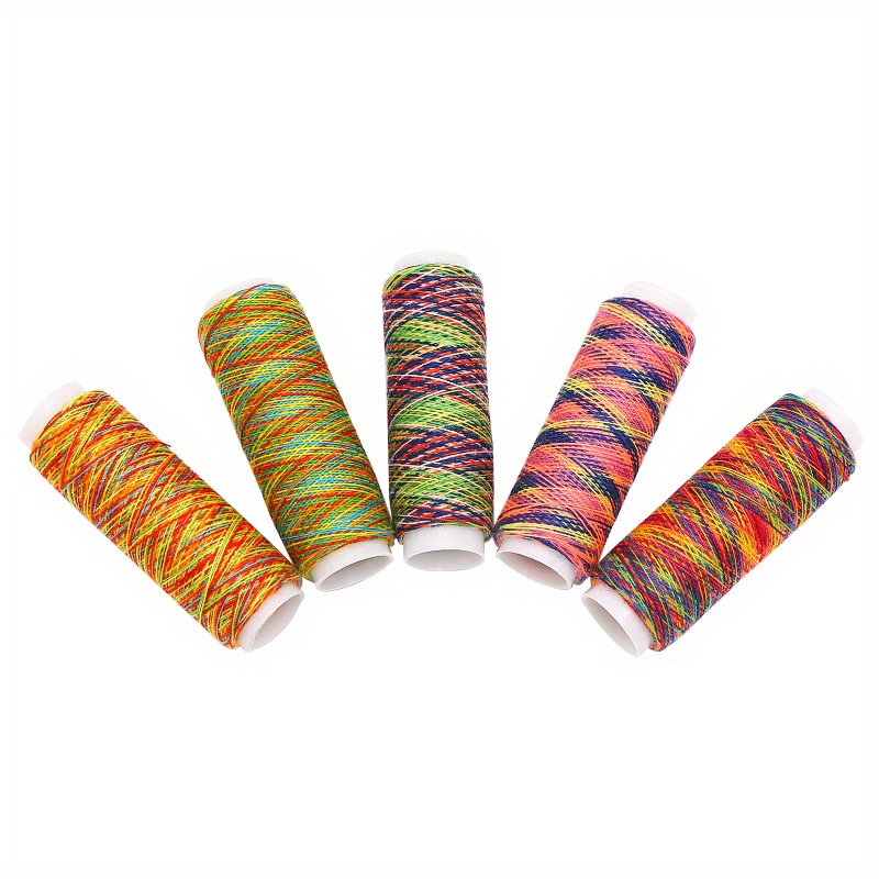 402 Sewing Thread Colorful Thin Thread Small Roll Thread 60 Meters Each  Roll Colorful Sewing Thread Rainbow Thread Gradient Sewing Clothes Thread  Multicolor Thread For Hand Sewing - Temu Canada