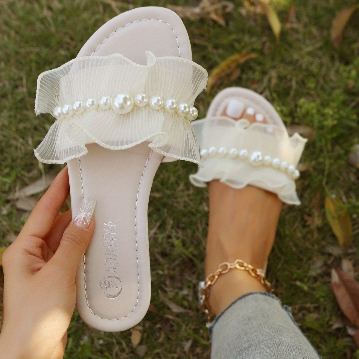 White pearl store slides