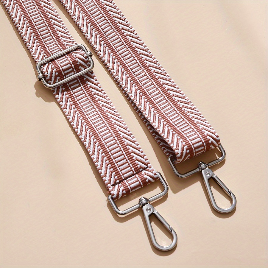 Boho Style Adjustable Shoulder Strap, Width Replacement Belt, Striped Wide  Purse Strap - Temu Belgium
