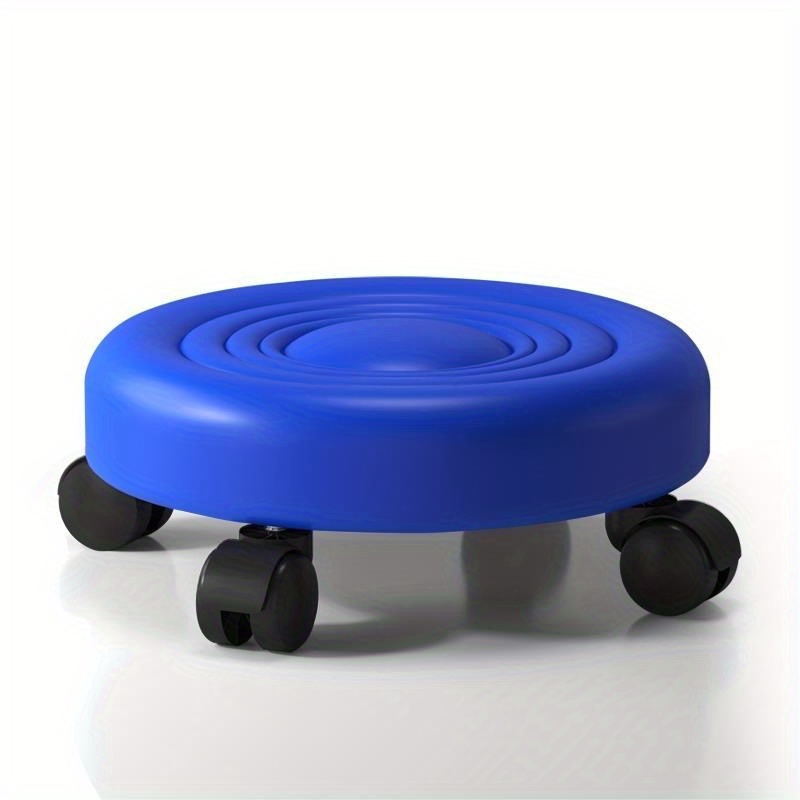 1pc low stools for sitting small rolling stool 360 rotating chair for adults cleaning working low to ground stool with   and caster wheels details 4