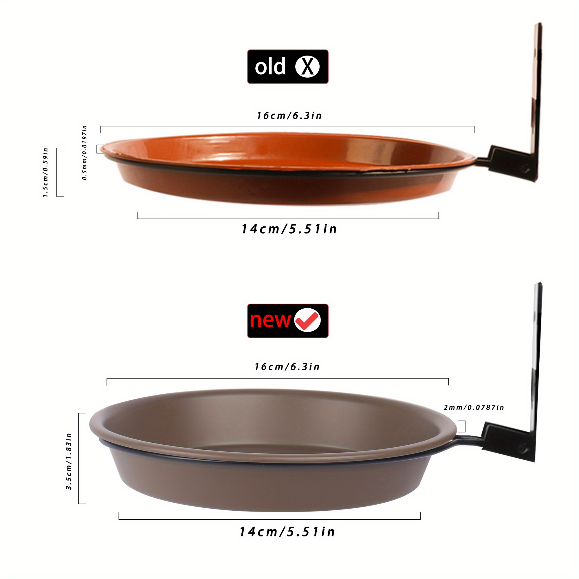 Copper Pan 14 cm (5.51)