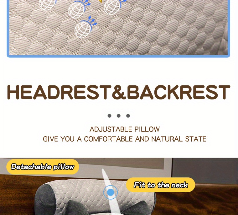 Multifunctional Headboard Soft Package Backrest Pillow Ice - Temu