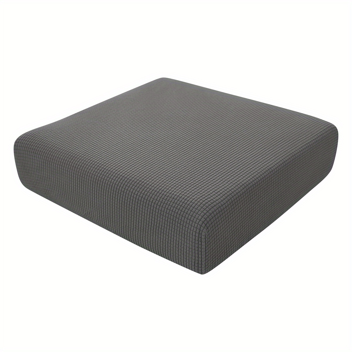 Image of 1pc Jacquard Couch Cushion Cover, Sofa Slipcover Seat Cushion Cover, Elastic Cushion Cover For Living Room Sofa Home Decor