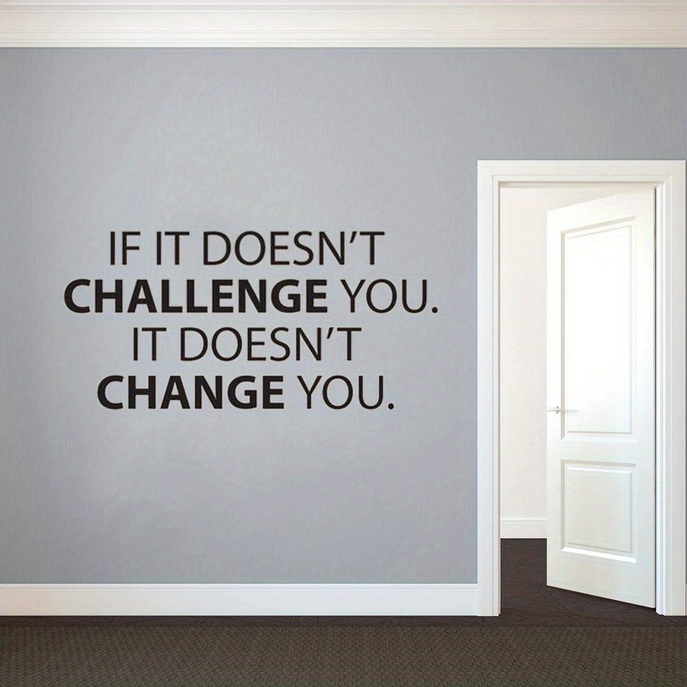 Inspirational Wall Sticker Challenge Wall Sticker Classroom - Temu