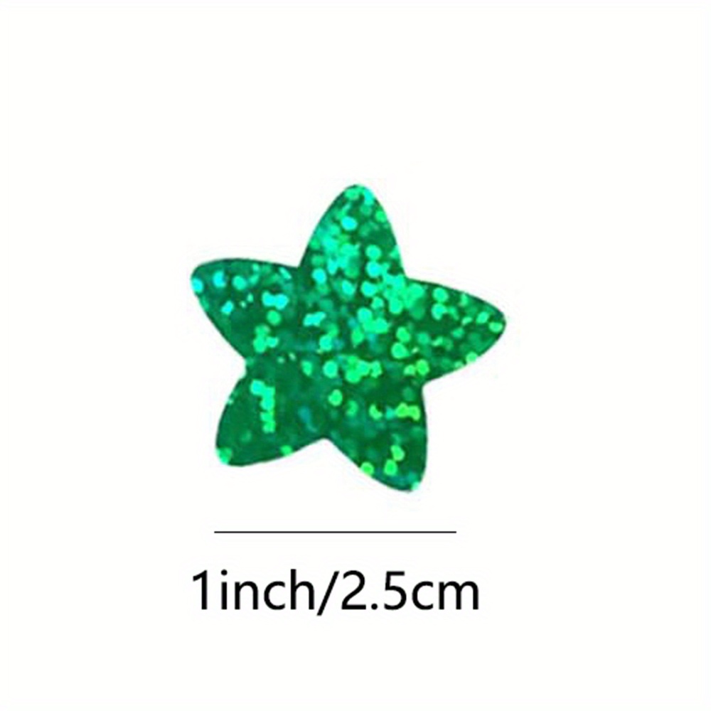 Golden Star Stickers Holographic Stickers Reward - Temu