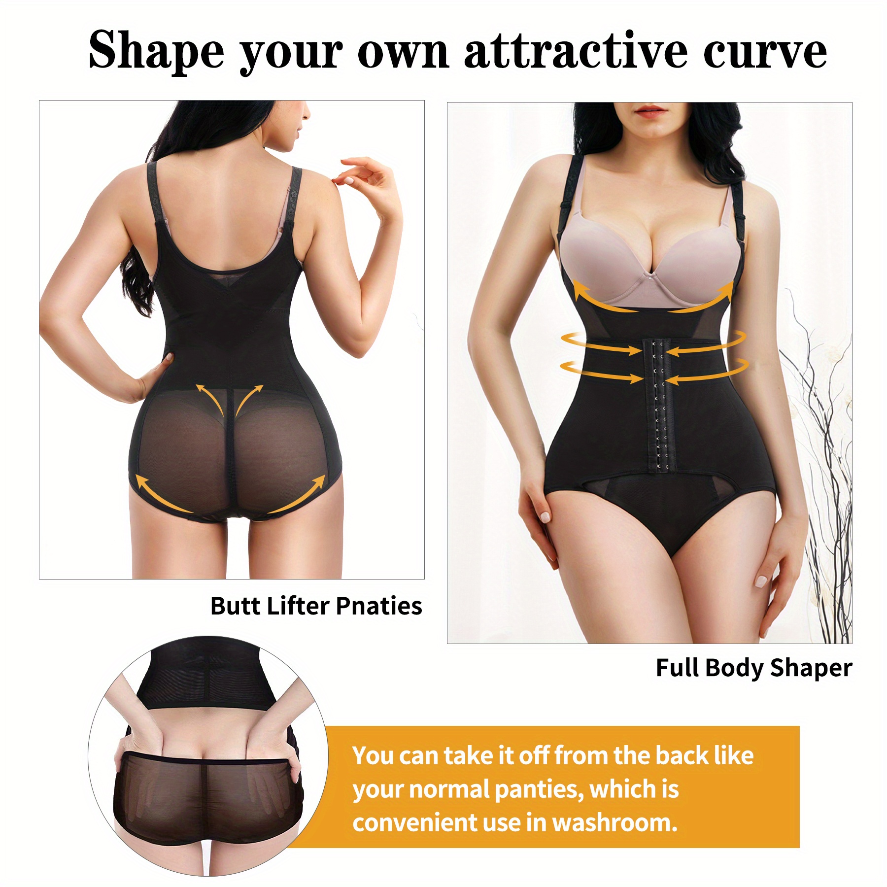 MD Shapewear, Enhances Tail and Bust