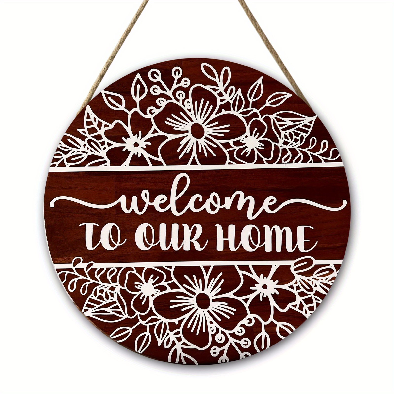 Urboii™ Welcome Home Home Sweet Home Quote Printed Wall Hanging