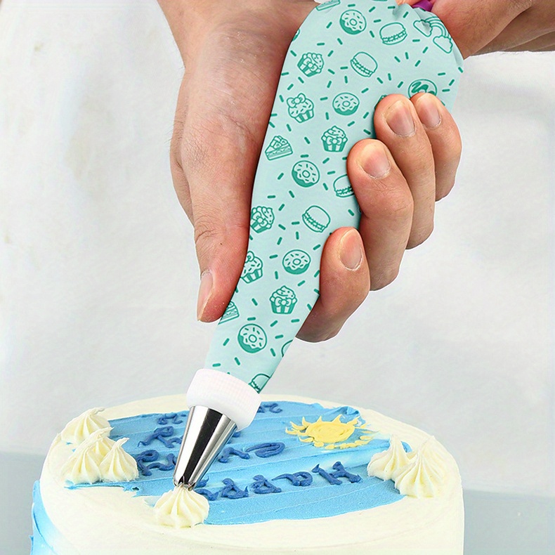 20pcs Cake Decorating Tool Kit Including Green Printed Reusable ...