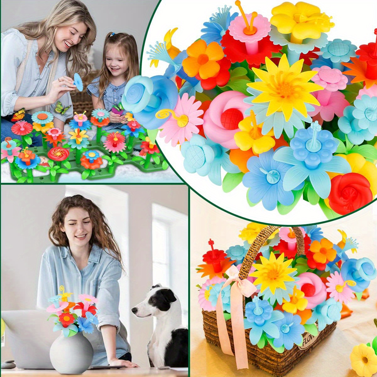 Flower Garden Building Toys toy For Girls 4 5 6 Years Old - Temu