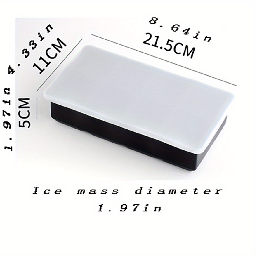 Ice Molds Square Ice Maker Mold Easy To Take Out Six Grid Ice Cube Mold With